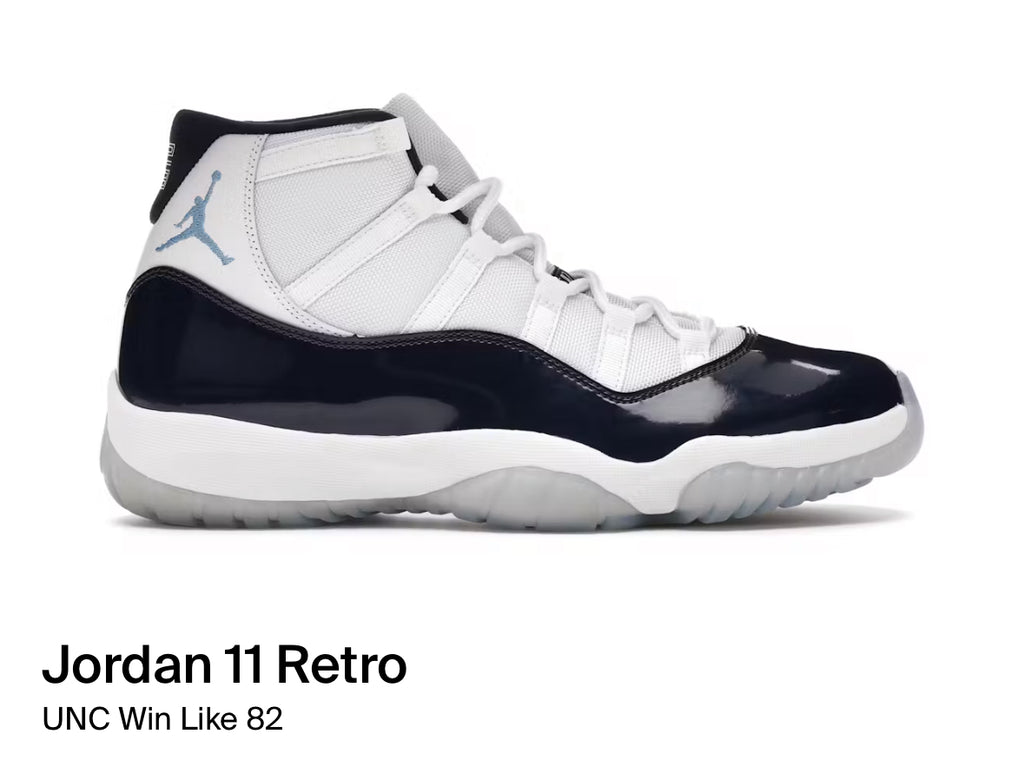 Jordan 11 Retro UNC Win Like 82 (Size 11)