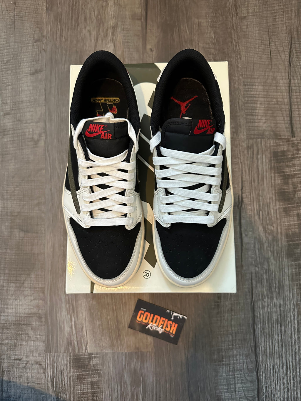 Jordan 1 Retro Low OG SP Travis Scott Olive (Women's) (Size 10W/8.5M)