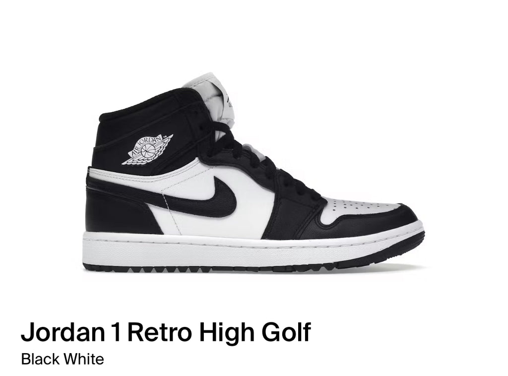 Jordan 1 Retro High Golf Black White (Size 10)