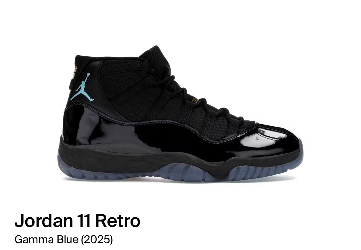 Jordan 11 Retro Gamma Blue (2025)