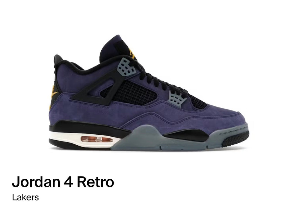 Jordan 4 Retro Lakers