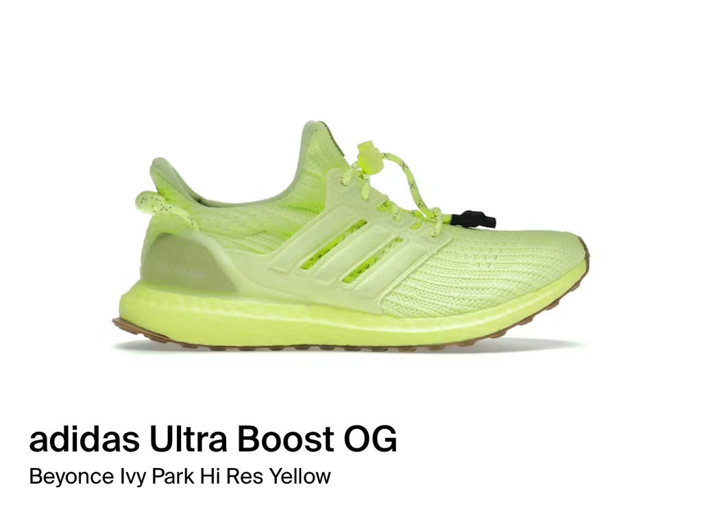 adidas Ultra Boost OG Beyonce Ivy Park Hi Res Yellow (Size 4.5M/6W)