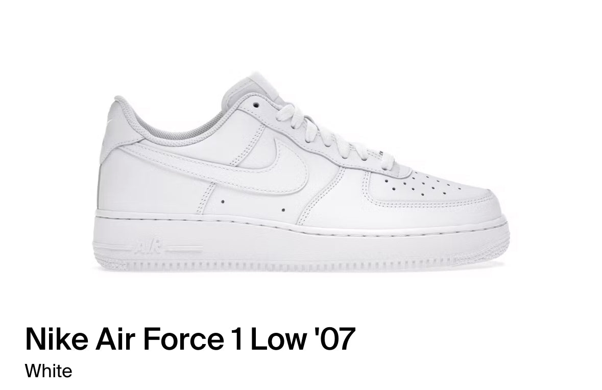 Nike Air Force 1 Low '07 White (Size 13)