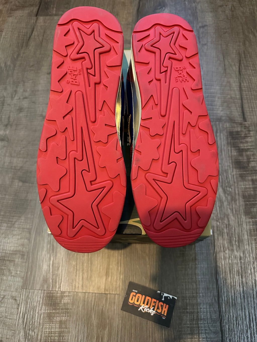 A Bathing Ape Bape Road Sta Navy (Size 12)