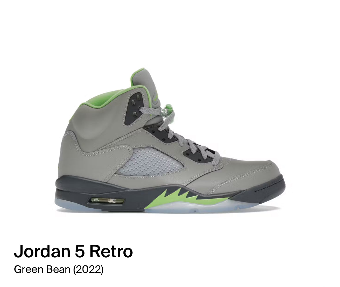 Jordan 5 Retro Green Bean (2022) (Size 12)