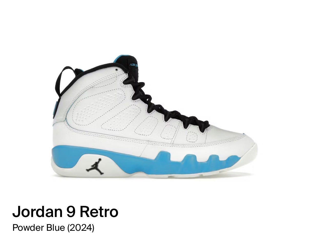 Jordan 9 Retro Powder Blue (2024)