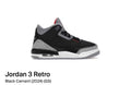 Jordan 3 Retro
Black Cement (2024) (GS)
