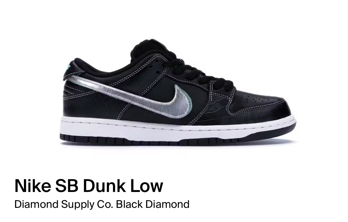 Nike SB Dunk Low Diamond Supply Co. Black Diamond (Size 10.5)