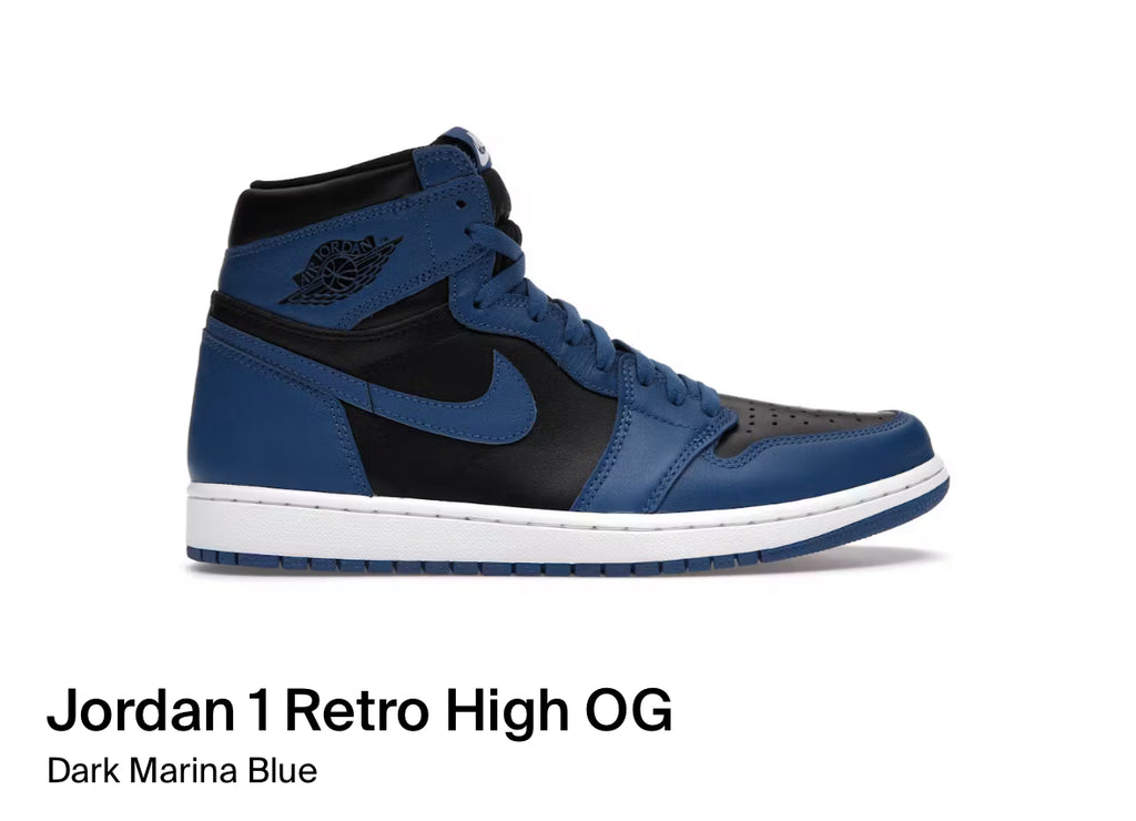 Jordan 1 Retro High OG Dark Marina Blue (Size 10.5)