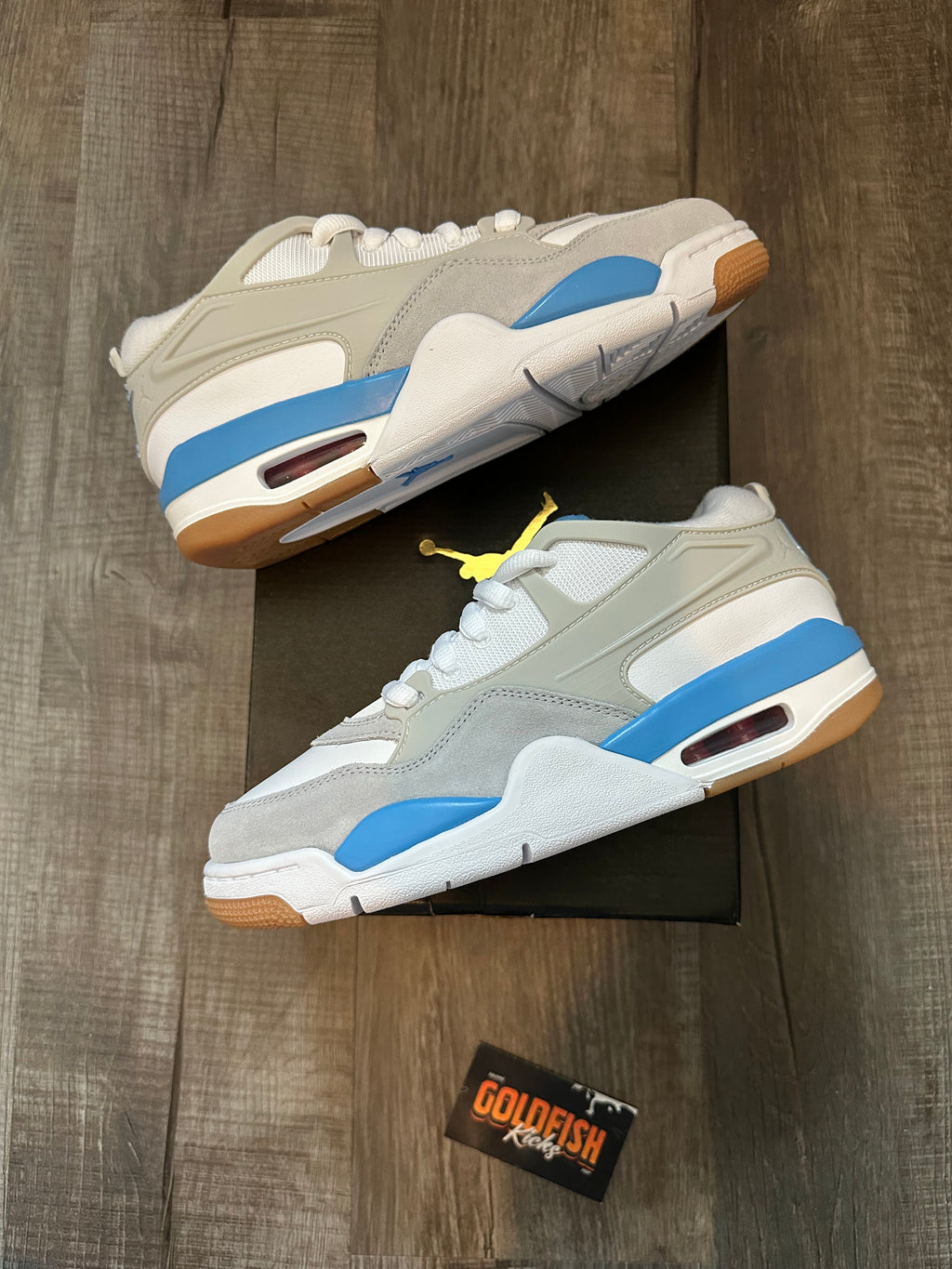 Jordan 4 RM White Legend Blue (GS) (Size 6Y)
