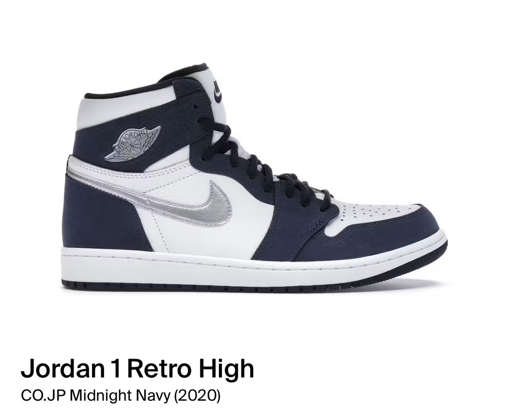 Jordan 1 Retro High CO.JP Midnight Navy (2020) (Size 8.5)