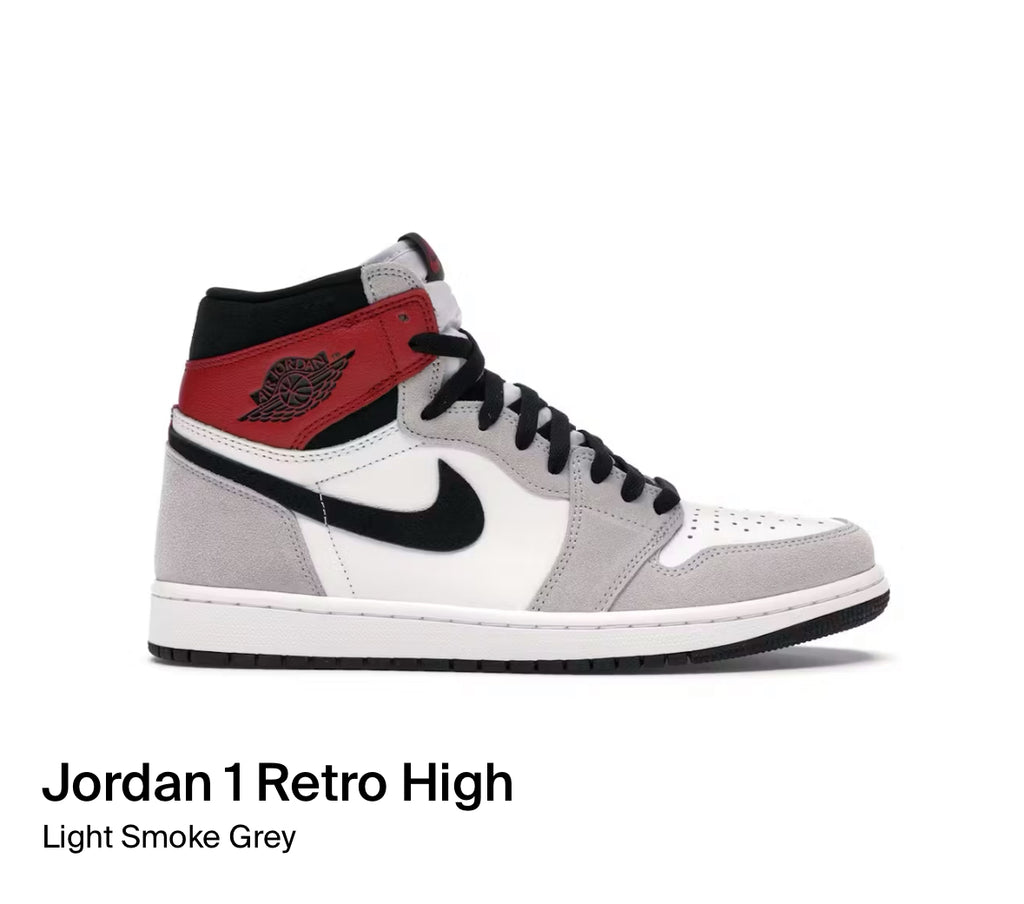 Jordan 1 Retro High Light Smoke Grey (Size 10.5)