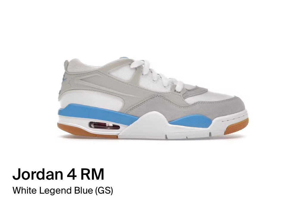 Jordan 4 RM White Legend Blue (GS) (Size 6Y)