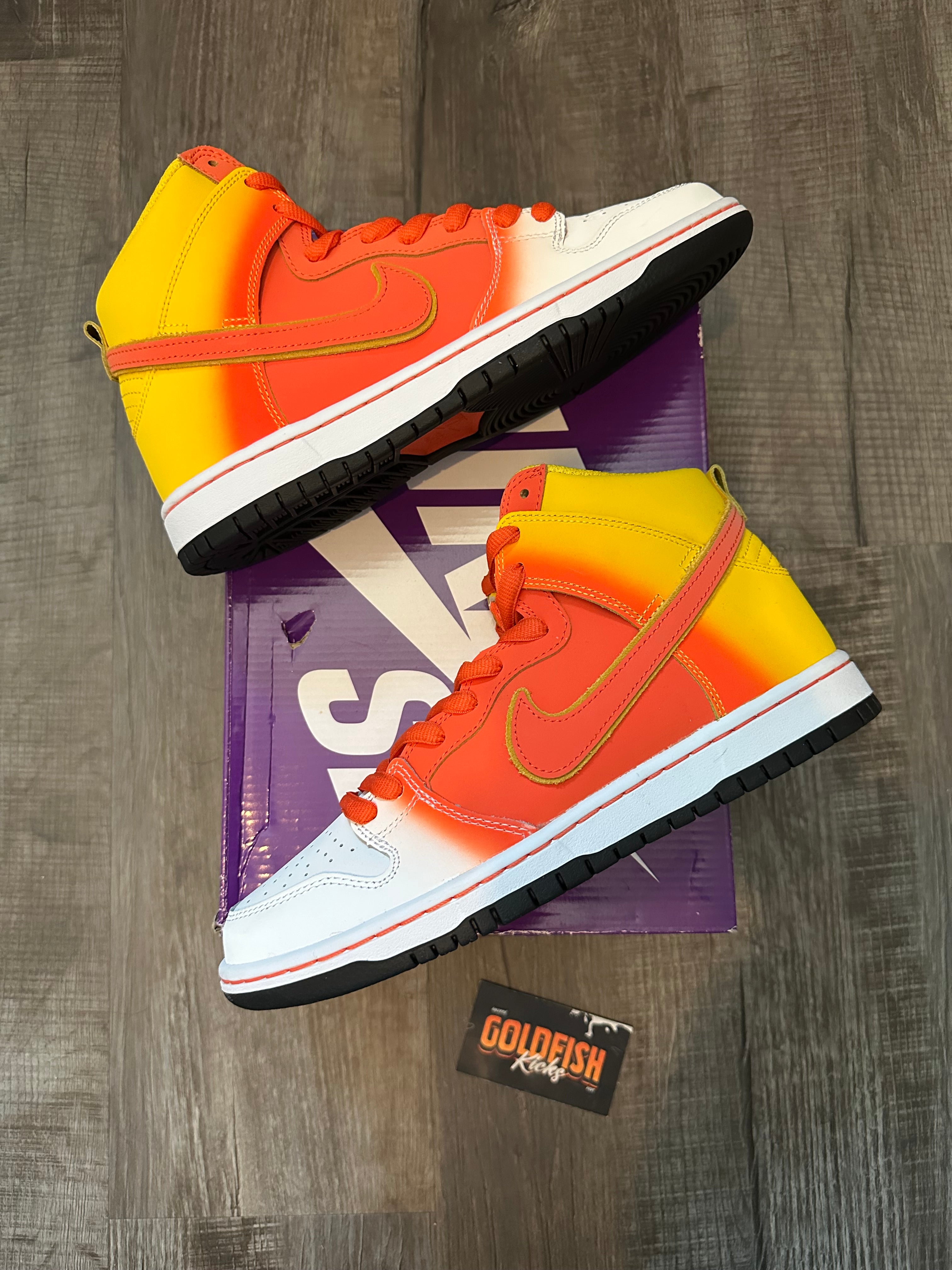 Nike SB Dunk High Sweet Tooth Candy Corn (Size 8)