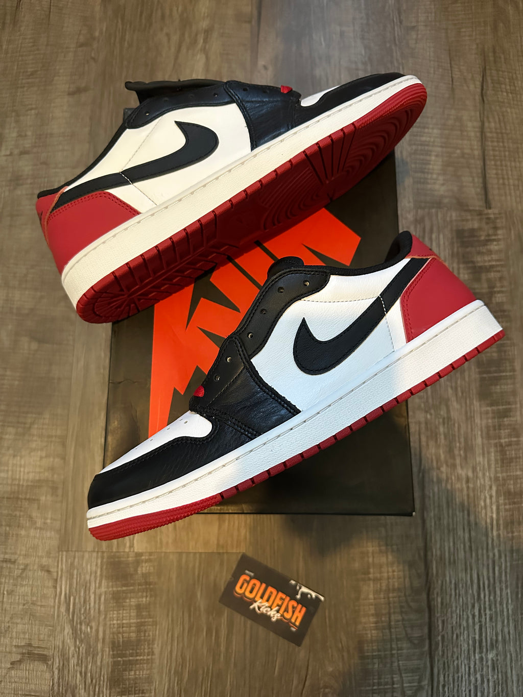 Jordan 1 Retro Low OG Black Toe (2023) (Size 12)
