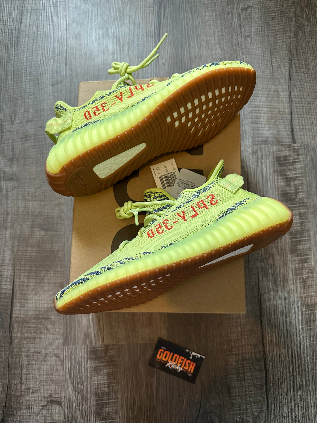 adidas Yeezy Boost 350 V2Semi Frozen Yellow (Size 10)