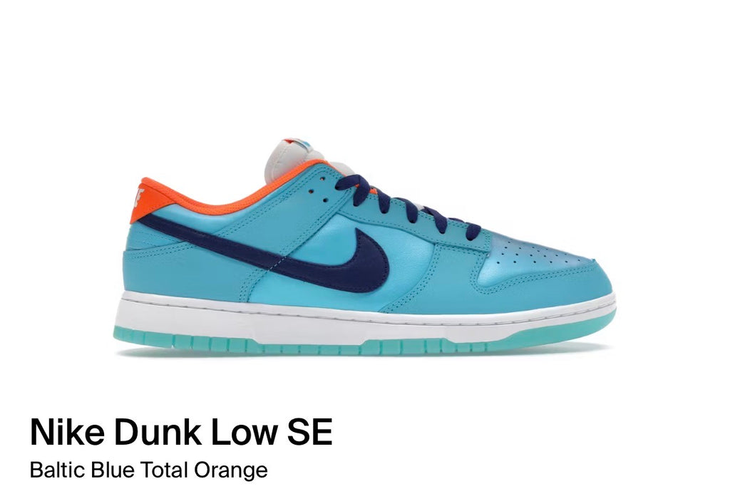 Nike Dunk Low SE Baltic Blue Total Orange