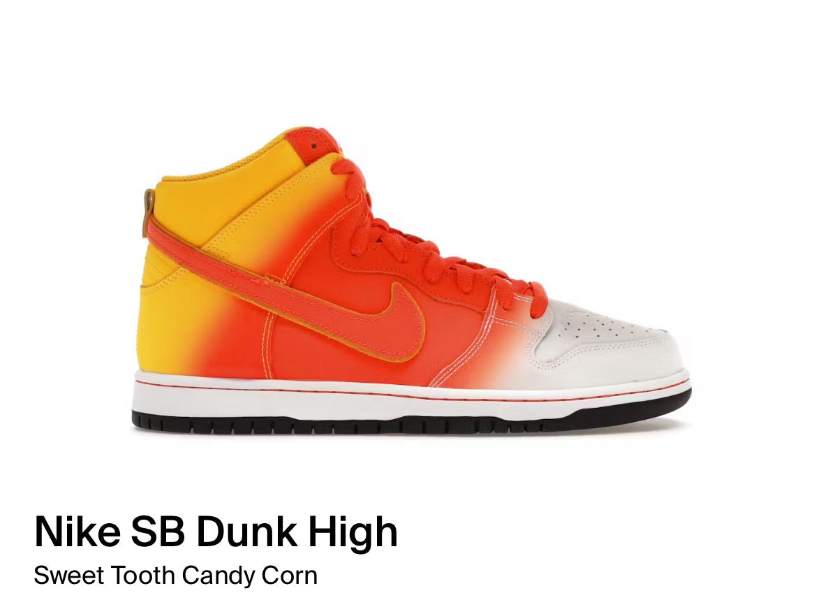 Nike SB Dunk High Sweet Tooth Candy Corn (Size 8)