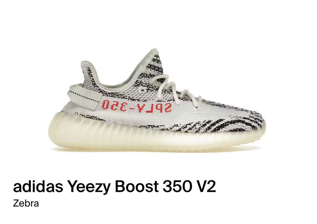 adidas Yeezy Boost 350 V2 Zebra (Size 5M/6.5W)