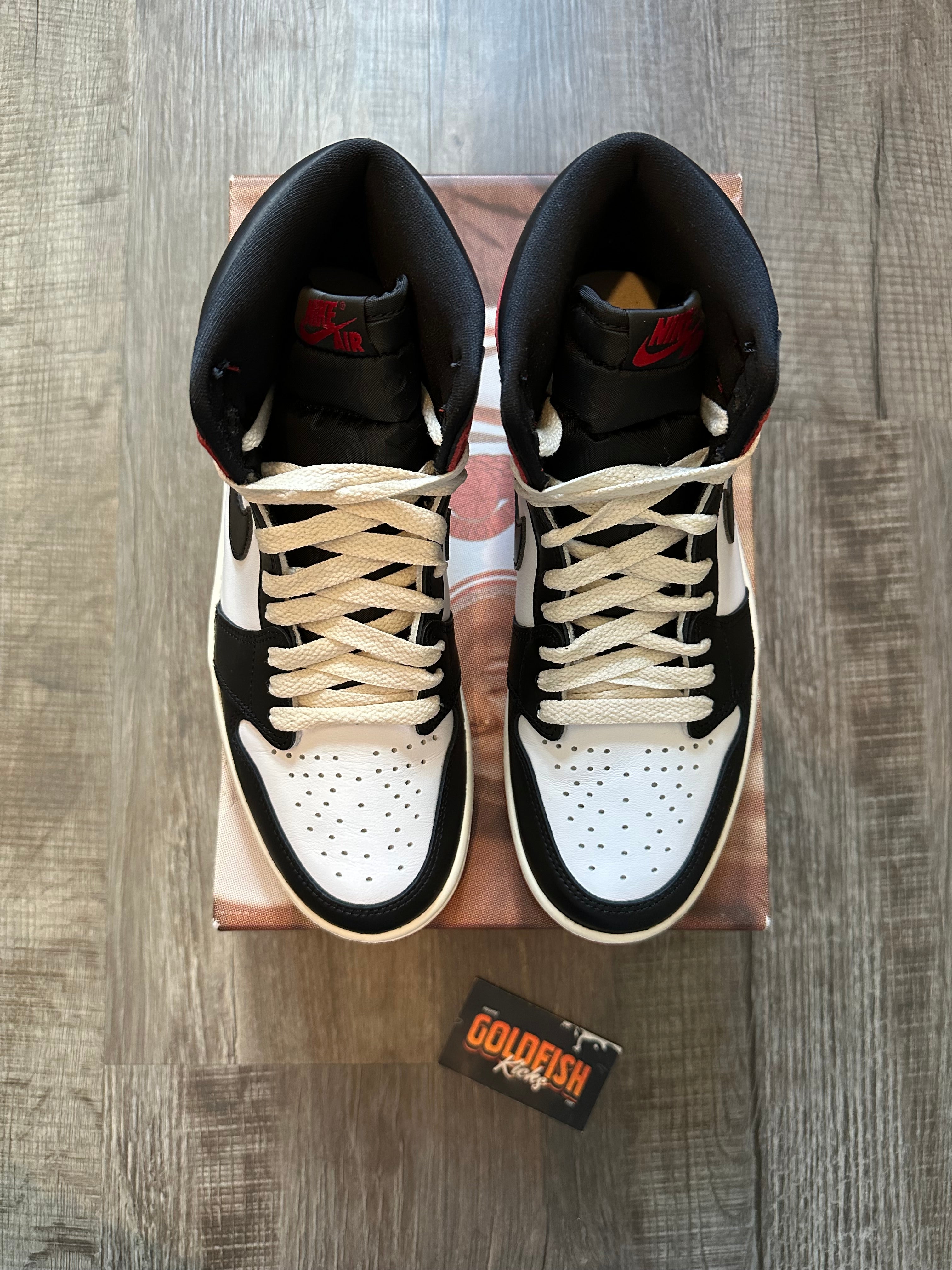 Jordan 1 Retro High OG Black Toe Reimagined (Size 9.5)