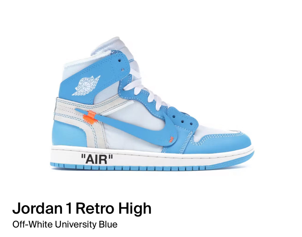 Jordan 1 Retro High Off-White University Blue (Size 11.5)