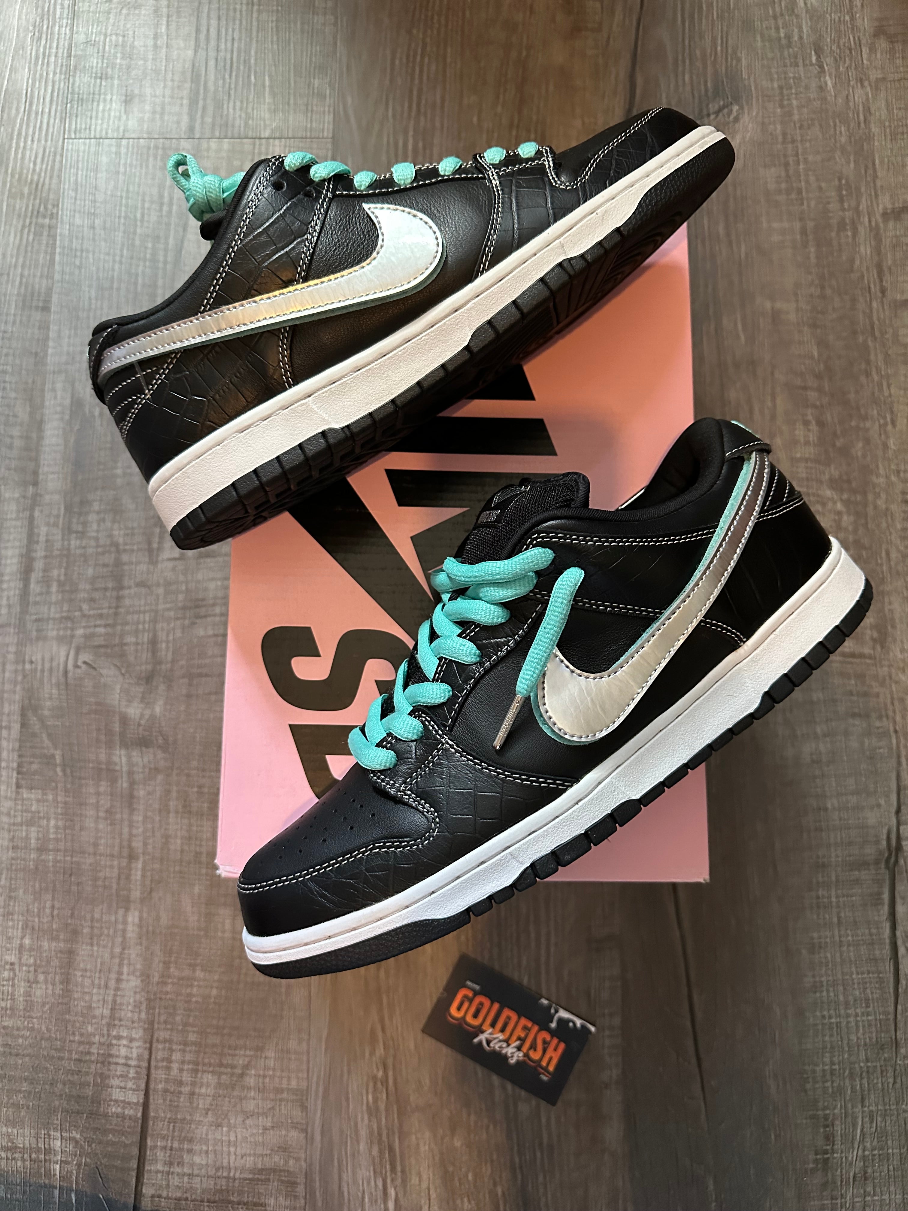 Nike SB Dunk Low Diamond Supply Co. Black Diamond (Size 10.5)