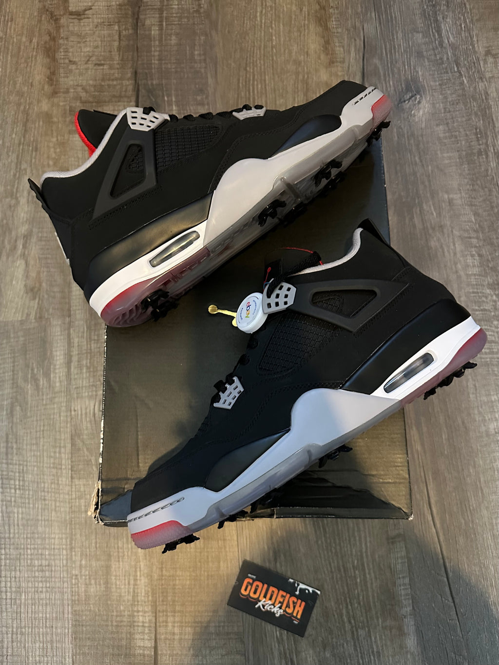 Jordan 4 Retro Golf Bred (Size 12)