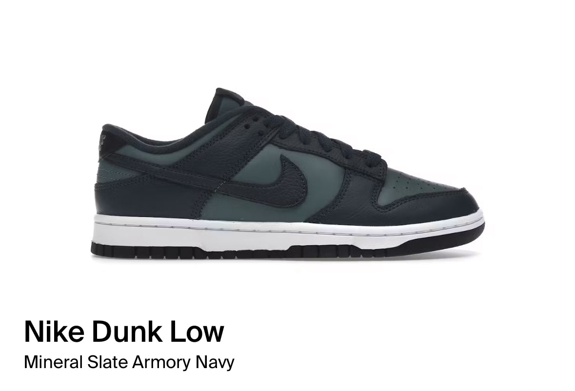 Nike Dunk Low Mineral Slate Armory Navy (Size 10)