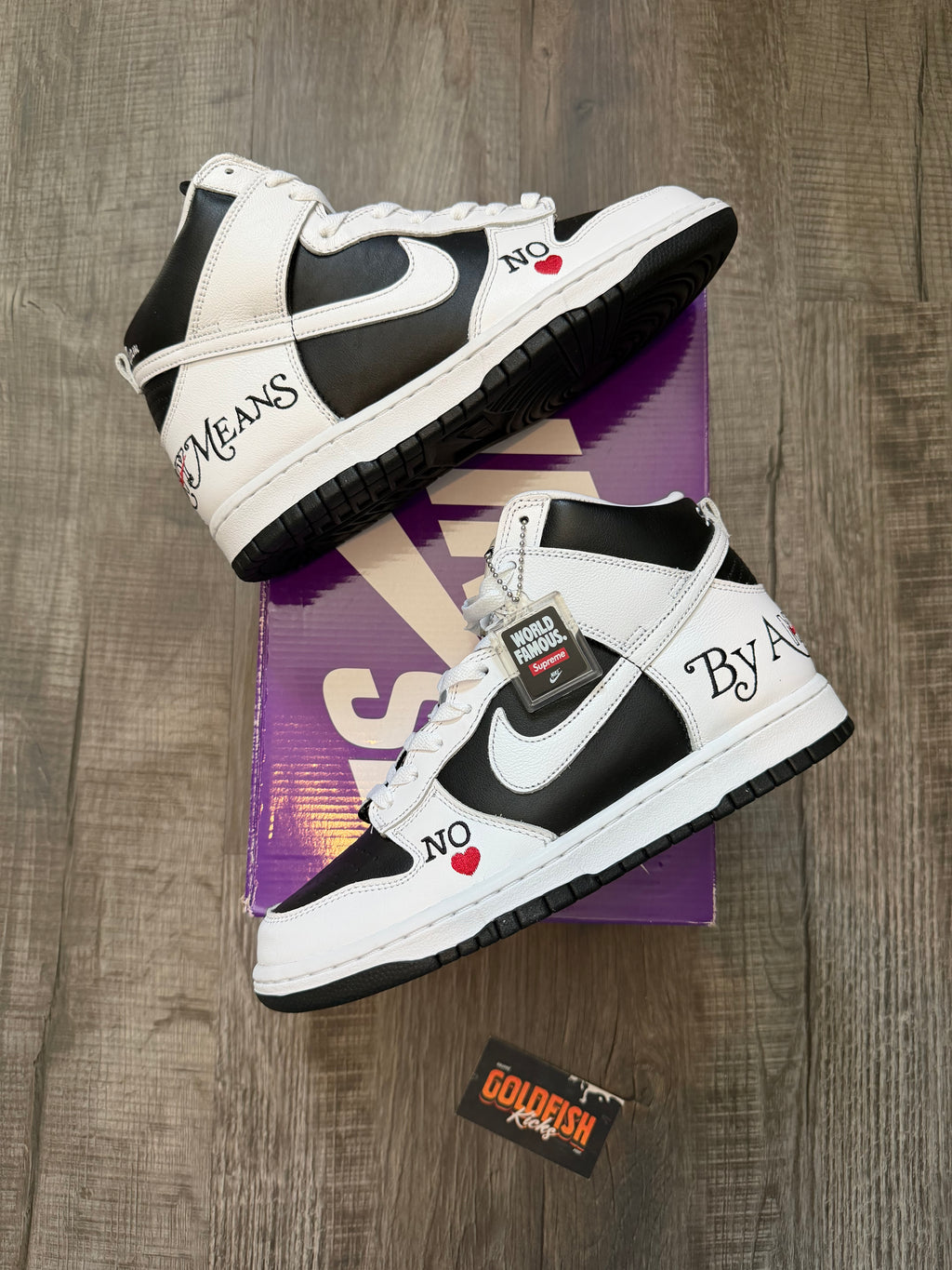 Nike SB Dunk High Supreme By Any Means Black
