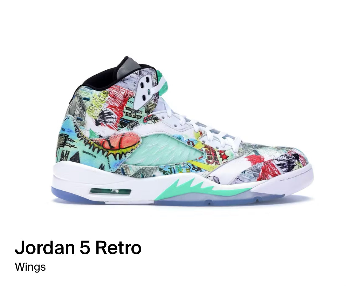 Jordan 5 Retro Wings (Size 12)