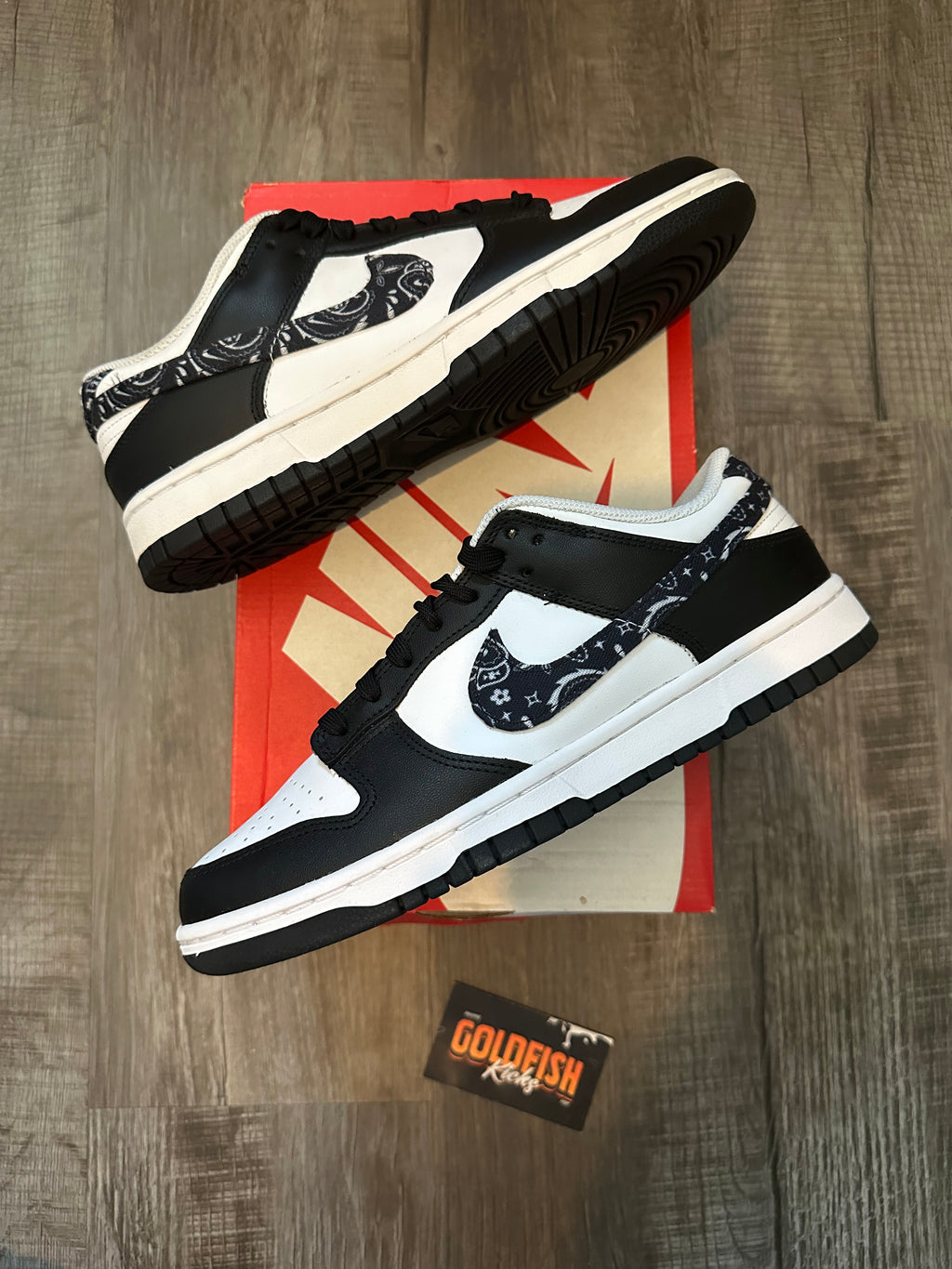 Nike Dunk Low Essential Paisley Pack Black (Women's) (Size 10W/8.5M)