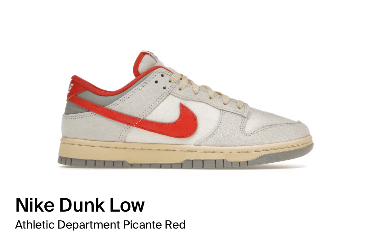 Nike Dunk Low Athletic Department Picante Red (Size 8.5)