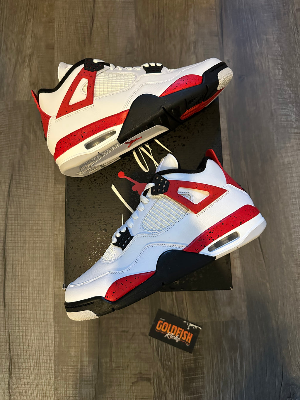 Jordan 4 Retro Red Cement (Size 9.5)