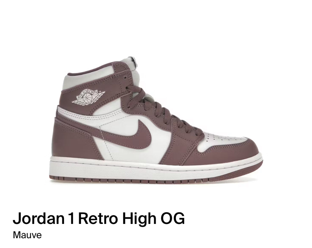 Jordan 1 Retro High OG Mauve (Size 9.5)
