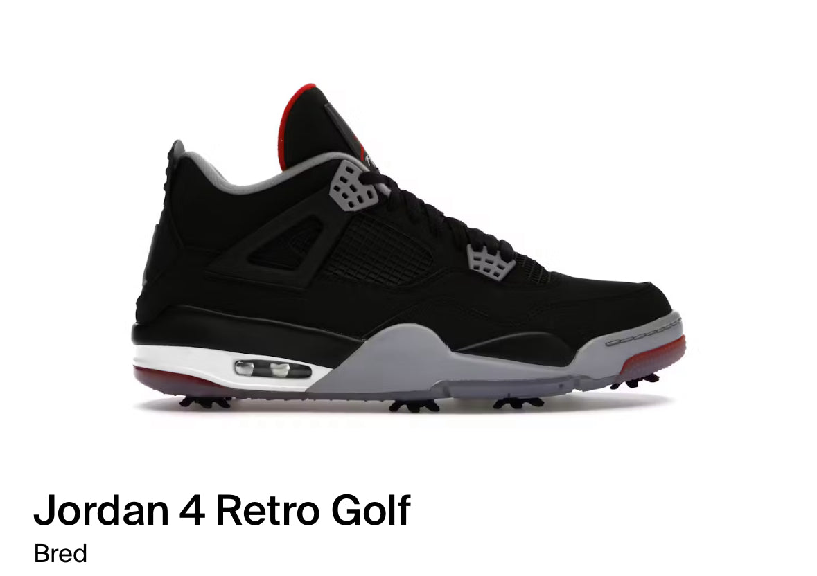 Jordan 4 Retro Golf Bred (Size 12)