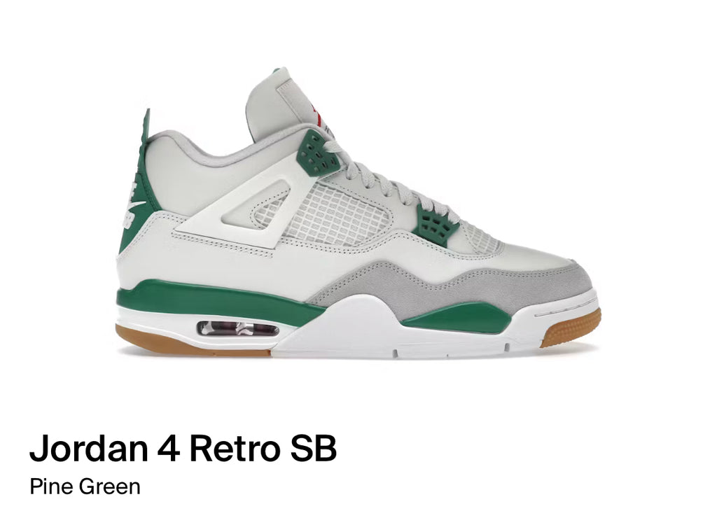 Jordan 4 Retro SB Pine Green (Size 8.5)