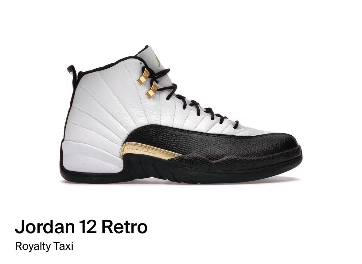 Jordan 12 Retro Royalty Taxi (Size 10.5)