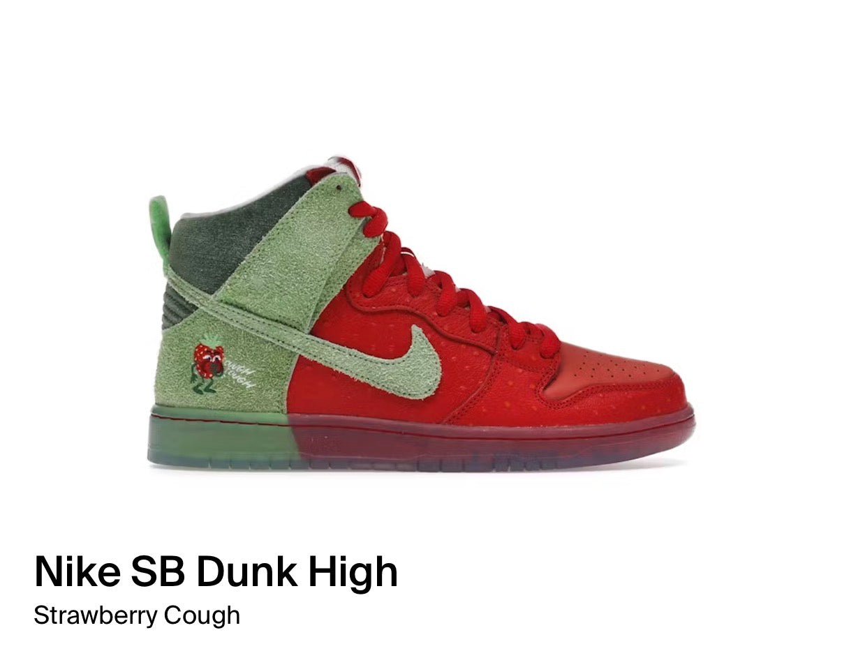Nike SB Dunk High
Strawberry Cough