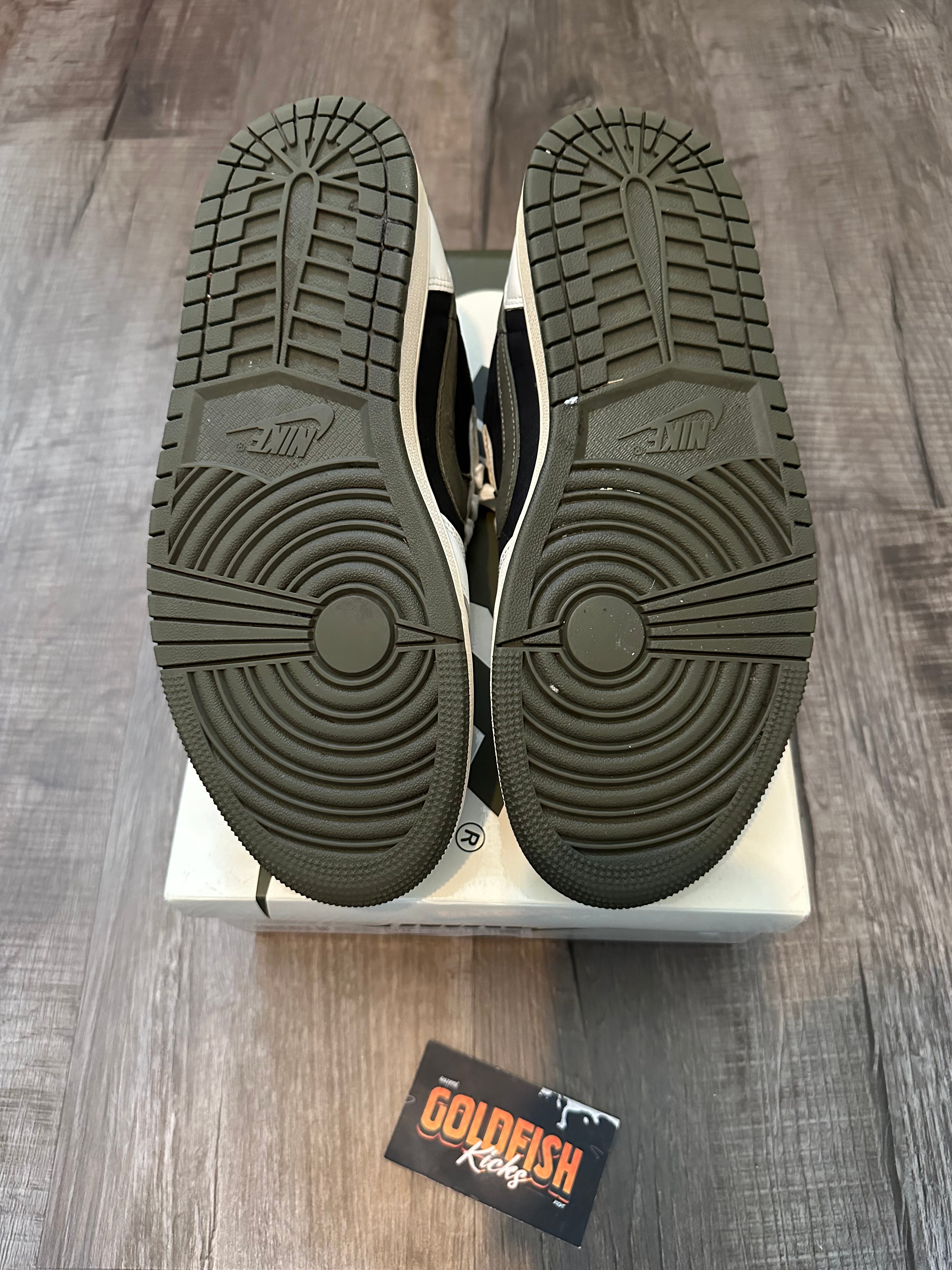 Jordan 1 Retro Low OG SP Travis Scott Olive (Women's) (Size 10W/8.5M)