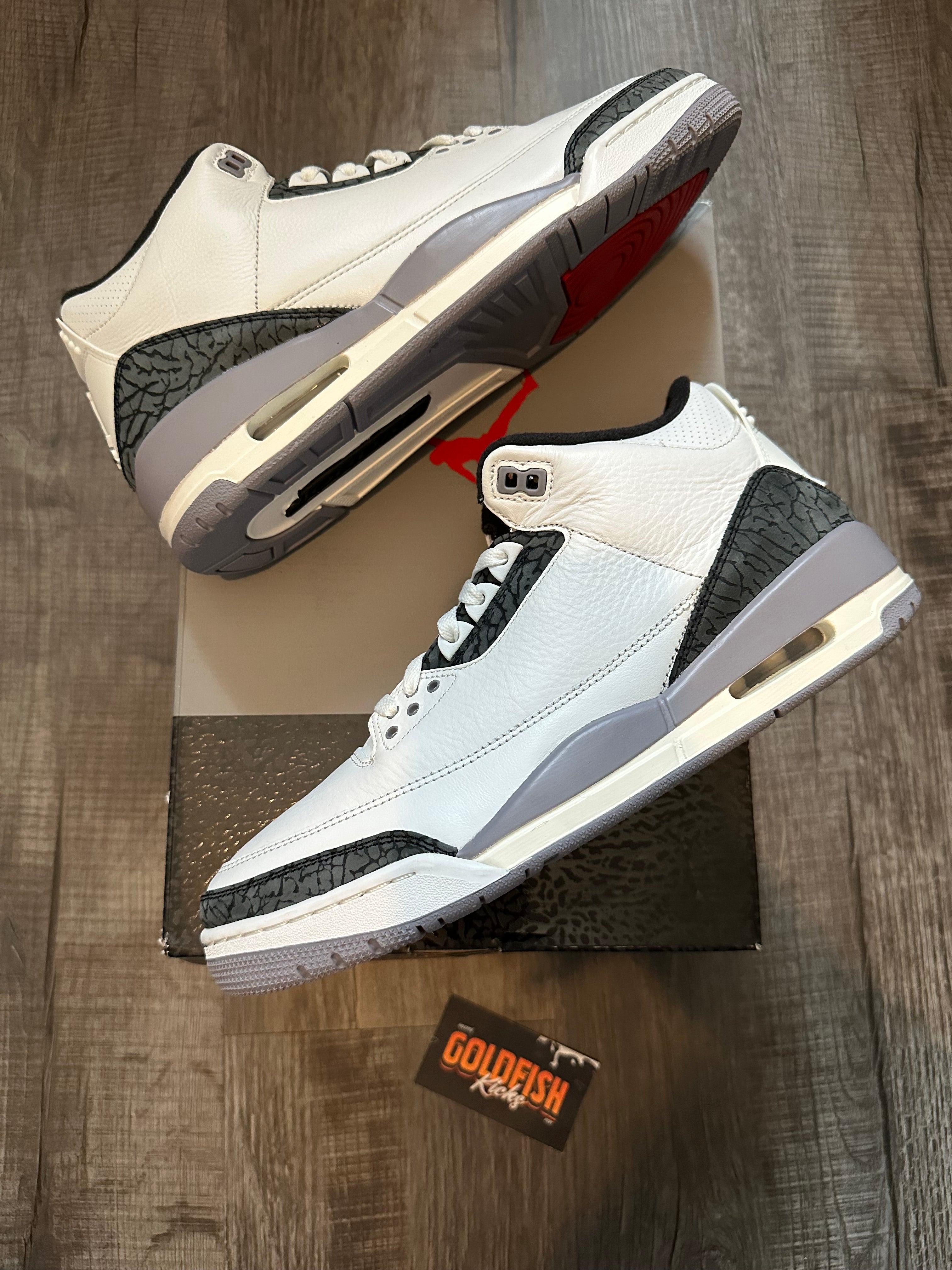 Jordan 3 Retro Cement Grey (Size 11)